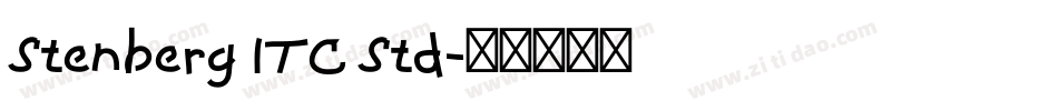 Stenberg ITC Std字体转换